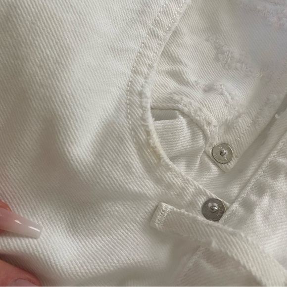 Agolde white loose fit jeans sz 29 - Picture 4 of 6